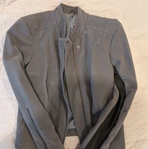 Free People vegan leather jacket